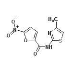 CAS#: 725244-86-0， N-(4-Methyl-1,3-thiazol-2-yl)-5-nitro-2-furamide