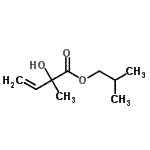 CAS#: 72531-53-4， Isobutyl 2-hydroxy-2-methyl-3-butenoate