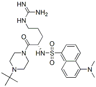 CAS#: 72561-48-9， 2-[(4S)-5-(4-Tert-Butylpiperidin-1-Yl)-4-[(5-Dimethylaminonaphthalen-1-Yl)Sulfonylamino]-5-Oxopentyl]Guanidine