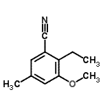 CAS#: 725715-03-7， 2-Ethyl-3-methoxy-5-methylbenzonitrile