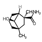 CAS#: 726188-25-6， (1R,5S,6S,8S)-8-Hydroxy-1,6-dimethylbicyclo[3.2.1]octane-6-carboxamide