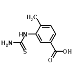 CAS#: 726190-35-8， 3-(Carbamothioylamino)-4-methylbenzoic acid