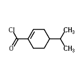 CAS#: 72622-70-9， 4-Isopropyl-1-cyclohexene-1-carbonyl chloride