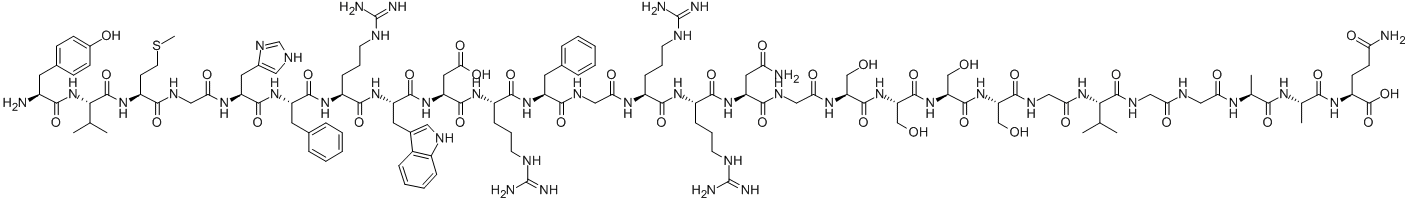 CAS#: 72629-64-2， 1-De-L-Lysine-G3-Melanotropin (Cattle Peptidemoiety)