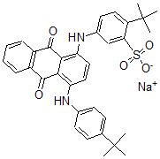 CAS#: 72659-70-2， Sodium 2-Tert-Butyl-5-[[4-[(4-Tert-Butylphenyl)Amino]-9,10-Dioxoanthracen-1-Yl]Amino]Benzenesulfonate