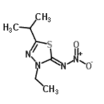 CAS#: 726696-22-6， (2Z)-3-Ethyl-5-isopropyl-N-nitro-1,3,4-thiadiazol-2(3H)-imine