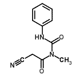 CAS#: 72702-74-0， 2-Cyano-N-methyl-N-(phenylcarbamoyl)acetamide