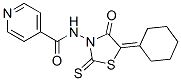 CAS#: 72732-40-2, N-(5-Cyclohexylidene-4-Oxo-2-Sulfanylidene-1,3-Thiazolidin-3-Yl)Pyridine-4-Carboxamide