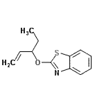 CAS#: 72737-52-1， 2-(1-Penten-3-yloxy)-1,3-benzothiazole