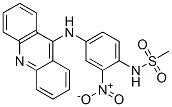 CAS 登录号：72738-98-8， N-[2-硝基-4-[(吖啶-9-基)氨基]苯基]甲烷磺酰胺