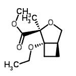 CAS#: 727429-04-1， Methyl (1S,2S,5R)-1-ethoxy-2-methyl-3-oxabicyclo[3.2.0]heptane-2-carboxylate