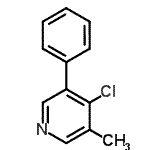 CAS#: 727429-31-4， 4-Chloro-3-methyl-5-phenylpyridine