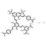CAS#: 72749-86-1， Disodium 5-({2,4-dihydroxy-5-[(2-hydroxy-3,5-dinitrophenyl)diazenyl]-3-[(4-nitrophenyl)diazenyl]phenyl}diazenyl)-4-hydroxy-3-[(4-nitrophenyl)diazenyl]-2,7-naphthalenedisulfonate