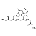 CAS#: 7276-28-0， 3-Oxo-3H-spiro[2-benzofuran-1,9'-xanthene]-3',6'-diyl dipropanoate