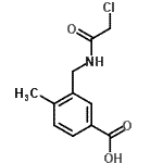 CAS#: 727673-69-0， 3-{[(Chloroacetyl)amino]methyl}-4-methylbenzoic acid