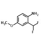 CAS#: 727993-36-4， 2-(Difluoromethyl)-4-methoxyaniline