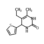 CAS#: 728004-19-1， 5-Ethyl-6-methyl-4-(2-thienyl)-3,4-dihydro-2(1H)-pyrimidinone