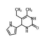 CAS#: 728004-24-8， 5-Ethyl-6-methyl-4-(1H-pyrrol-2-yl)-3,4-dihydro-2(1H)-pyrimidinone