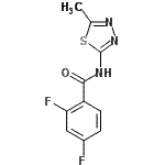 CAS#: 728009-78-7， 2,4-Difluoro-N-(5-methyl-1,3,4-thiadiazol-2-yl)benzamide