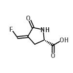 CAS 登录号：728034-35-3， (4Z)-4-(氟亚甲基)-5-氧代-L-脯氨酸
