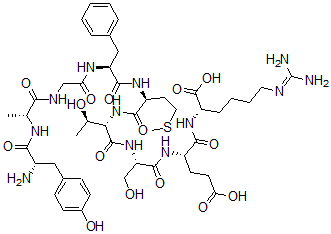 CAS#: 72826-15-4， (2S)-2-[[(2S)-2-[[(2S)-2-[[(2S,3R)-2-[[(2S)-2-[[(2S)-2-[[2-[[(2R)-2-[[(2S)-2-Amino-3-(4-Hydroxyphenyl)Propanoyl]Amino]Propanoyl]Amino]Acetyl]Amino]-3-Phenylpropanoyl]Amino]-4-Methylsulfanylbutanoyl]Amino]-3-Hydroxybutanoyl]Amino]-3-Hydroxypropanoyl]Amino]-5-Hydroxy-5-Oxopentanoyl]Amino]-6-(Diaminomethylideneamino)Hexanoic Acid