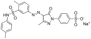 CAS#: 72828-87-6， Sodium 4-[3-Methyl-4-[4-Methyl-3-[(4-Methylphenyl)Sulfamoyl]Phenyl]Diazenyl-5-Oxo-4H-Pyrazol-1-Yl]Benzenesulfonate