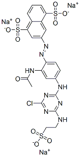 CAS#: 72829-27-7， Trisodium 3-[2-Acetamido-4-[[4-Chloro-6-(2-Sulfonatoethylamino)-1,3,5-Triazin-2-Yl]Amino]Phenyl]Diazenylnaphthalene-1,5-Disulfonate