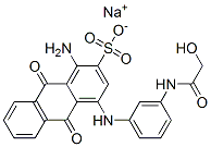CAS#: 72829-39-1， Sodium 1-Amino-4-[[3-[(2-Hydroxyacetyl)Amino]Phenyl]Amino]-9,10-Dioxoanthracene-2-Sulfonate