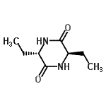 CAS#: 72882-82-7， (3R,6S)-3,6-Diethyl-2,5-piperazinedione