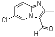结构式 CAS# 728864-61-7, 6-氯-2-甲基-咪唑并[1,2-a]吡啶-3-甲醛