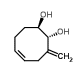 CAS#: 728878-65-7， (1R,2R,5Z)-3-Methylene-5-cyclooctene-1,2-diol