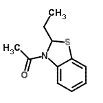 CAS#: 72889-11-3， 1-(2-Ethyl-1,3-benzothiazol-3(2H)-yl)ethanone