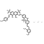 CAS#: 72894-18-9， Trisodium 4-amino-6-[(4-aminophenyl)diazenyl]-3-{[4-({4-[(2,4-diaminophenyl)diazenyl]phenyl}amino)-3-sulfonatophenyl]diazenyl}-5-hydroxy-2,7-naphthalenedisulfonate