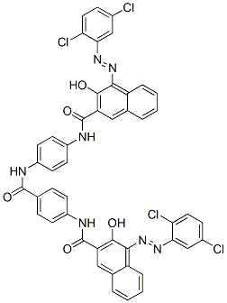 CAS#: 72927-73-2， (4E)-4-[(2,5-Dichlorophenyl)Hydrazinylidene]-N-[4-[[4-[[(4Z)-4-[(2,5-Dichlorophenyl)Hydrazinylidene]-3-Oxonaphthalene-2-Carbonyl]Amino]Phenyl]Carbamoyl]Phenyl]-3-Oxonaphthalene-2-Carboxamide