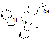 CAS#: 72928-12-2， (6S)-2,6-Dimethyl-8,8-Bis(3-Methylindol-1-Yl)Octan-2-Ol