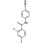 CAS#: 729559-69-7， N-(4-Cyanophenyl)-2,4-difluorobenzamide