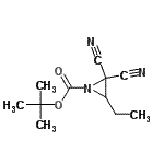 CAS#: 729579-18-4， 2-Methyl-2-propanyl 2,2-dicyano-3-ethyl-1-aziridinecarboxylate