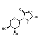 CAS#: 729589-69-9， 1-(2-Deoxy-beta-L-erythro-pentopyranosyl)-1,2,4-triazolidine-3,5-dione