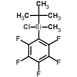 CAS#: 73000-03-0， Chloro(methyl)(2-methyl-2-propanyl)(pentafluorophenyl)silane