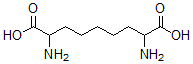 CAS#: 73012-56-3， alpha,alpha'-Diaminononanedicarboxylic Acid
