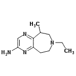 CAS#: 730917-56-3， 7-Ethyl-5-methyl-6,7,8,9-tetrahydro-5H-pyrazino[2,3-d]azepin-2-amine
