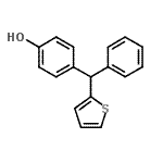 CAS#: 731-50-0， 4-[Phenyl(2-thienyl)methyl]phenol