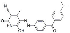 CAS#: 73157-52-5， (5Z)-4-Methyl-2,6-Dioxo-5-[[4-(4-Propan-2-Ylbenzoyl)Phenyl]Hydrazinylidene]Pyridine-3-Carbonitrile