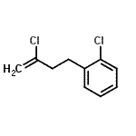 结构式 CAS# 731772-00-2, 1-氯-2-(3-氯-3-丁烯-1-基)苯