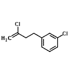 结构式 CAS# 731772-05-7, 1-氯-3-(3-氯-3-丁烯-1-基)苯