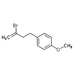 structure of CAS# 731773-20-9, 1-(3-Bromo-3-buten-1-yl)-4-methoxybenzene;2-bromo-4-(4-methoxyphenyl)-1-butene