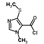 CAS#: 73187-14-1， 1-Methyl-4-(methylsulfanyl)-1H-imidazole-5-carbonyl chloride