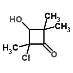 CAS#: 73199-38-9， 2-Chloro-3-hydroxy-2,4,4-trimethylcyclobutanone