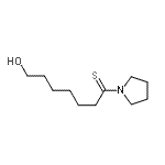 CAS 登录号：73200-14-3， 7-羟基-1-(1-吡咯烷基)-1-庚烷硫酮