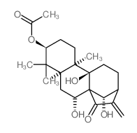 CAS#: 73211-10-6， (3beta,7alpha,14R)-3-(Acetyloxy)-7,9,14-Trihydroxy-Kaur-16-En-15-One